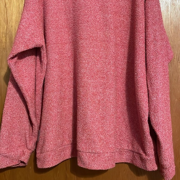 •WOOLY THREADS•RED LONG SLEEVE STADIUM PULLOVER CREWNECK TOP SIZE XXL EUC USA - Picture 6 of 11